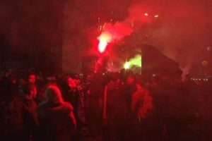 &Ccedil;arşı'da coşkulu kutlama