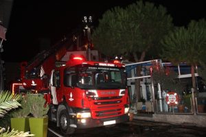 Balık restoranında yangın