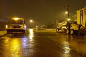 Erzurum'da gece kar yağışı etkili oldu