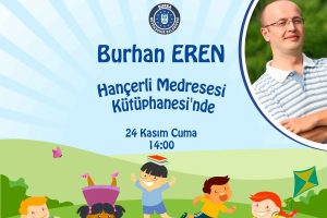 Yazar Burhan Eren Bursa'da okurlarıyla bir araya gelecek