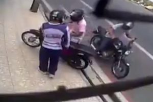 Motosiklet gasbı sivil polise takıldı