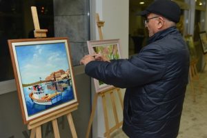 Bursa Nil&uuml;fer'de "&Uuml;&ccedil;&uuml;n &Uuml;&ccedil; Yıllık Ser&uuml;veni" Halk Evi Sergi Salonu'nda