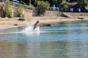 Doğu'da kar &ccedil;ilesi, Bodrum'da deniz keyfi