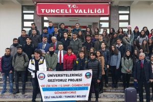 Tunceli'de 600 &ouml;ğrenciye &uuml;niversite tanıtım gezisi