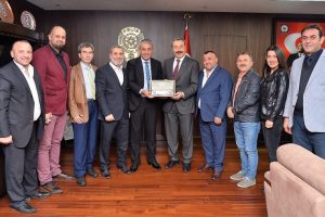 MARTED Bursa İl Emniyet M&uuml;d&uuml;r&uuml; Ak'ı ziyaret etti