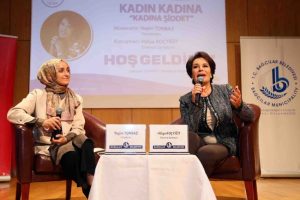 H&uuml;lya Ko&ccedil;yiğit'ten kadına şiddete karşı &ccedil;ağrı