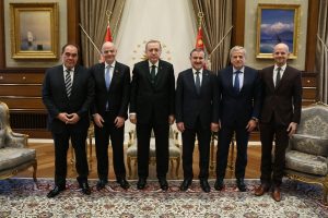 Cumhurbaşkanı Erdoğan, Infantino'yu kabul etti