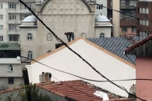 &Ccedil;atıda tehlikeli &ccedil;alışma