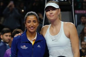 İstanbul'da 'Sharapova - B&uuml;y&uuml;kak&ccedil;ay' r&uuml;zgarı
