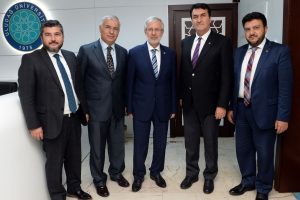 Bursa'da D&uuml;ndar'dan, Rekt&ouml;r Ulcay'a ge&ccedil;miş olsun ziyareti