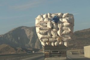 Trafikte korkutan g&ouml;r&uuml;nt&uuml;