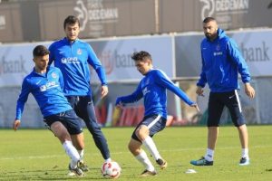 Trabzonspor'da neşeli antrenman
