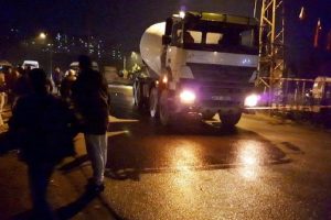 Beton mikseri hayattan kopardı