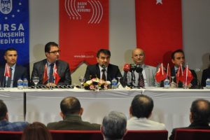 Bursa'da, Yapısal ve Dijital D&ouml;n&uuml;ş&uuml;me Y&ouml;nelik Proje Geliştirme ve İşbirliği İstişare toplantısı