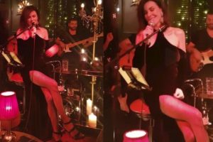 Defne Samyeli d&uuml;n gece ilk sınavını verdi