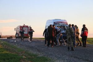 Kahta'da trafik kazası: 1 &ouml;l&uuml;, 1 yaralı