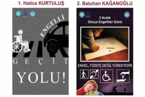 Bursa'da engelli afiş yarışması sonuçlandı