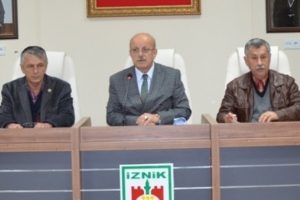 Bursa İznik'te yılın son meclis toplantısı yapıldı