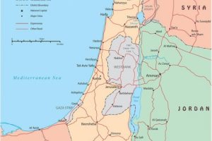 Kudüs harita üzerinde nerede yer alıyor?