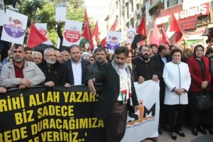 Adana'da 'Kud&uuml;s' protestosu