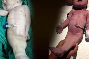 Hindistan'da 'denizkızı' şeklinde doğdu... Acı haber 4 saat sonra geldi!