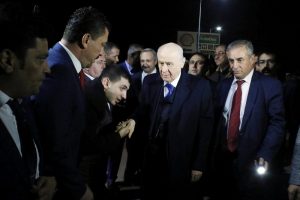 MHP Lideri Bah&ccedil;eli Antalya'da