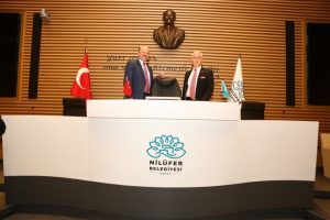 Bursa Nil&uuml;fer Belediyesi'ne Avrupa Şeref Bayrağı