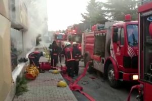 İstanbul'da spor salonunda yangın paniği