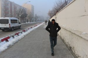 Ağrı'da soğuk hava ve sis etkili oluyor