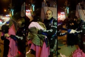 Dilencinin 'bebeğim var' yalanına su&ccedil; &uuml;st&uuml;