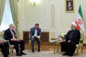 Hasan Ruhani Boris Johnson'la g&ouml;r&uuml;şt&uuml;