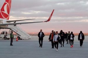 Galatasaray kafilesi Sivas'ta
