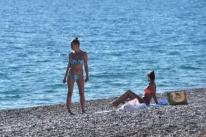 Antalya'da aralık ayında deniz keyfi