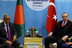 Erdoğan, Bangladeş Cumhurbaşkanı Hamid ile g&ouml;r&uuml;şt&uuml;