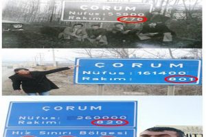 &Ccedil;orum'da rakım farkı  sosyal medyanın g&uuml;ndemine oturdu