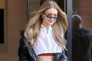 Gigi Hadid'in neşesi yerinde