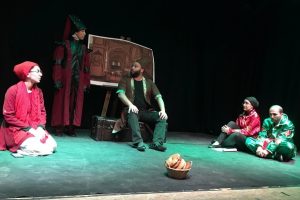 Br&uuml;ksel'de Fransızca "Hacivat ve Karag&ouml;z"