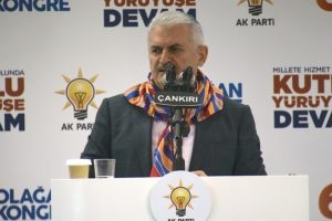 Başbakan &Ccedil;ankırı'da konuştu