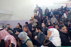 Filistinli &ouml;ğrenciler Mısır'ın yasağını protesto etti