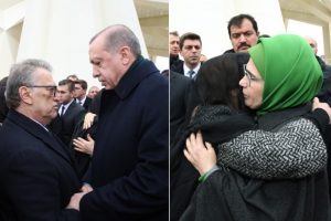 Erdoğan &ccedil;iftinden Yılmaz &ccedil;iftine taziye
