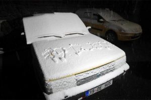 Trakya'da kar yağışı başladı