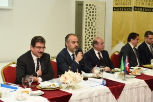 Bursa B&uuml;y&uuml;kşehir Belediye Başkanı Aktaş Kent Konseyi'ne konuk oldu