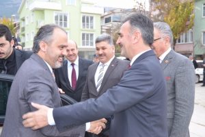 Bursa B&uuml;y&uuml;kşehir Belediye Başkanı Aktaş'tan Gemlik'e ziyaret