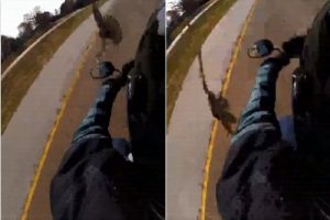 Şahin motosikleti teğet ge&ccedil;ti