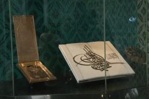 İşte Fahrettin Paşa'nın getirdiği kutsal emanetler