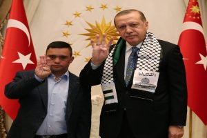 Erdoğan, Filistinli Muhammed'i kabul etti