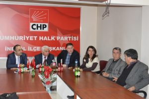 CHP Bursa İl Başkan Adayı &Ouml;zkan'dan İneg&ouml;l ziyareti
