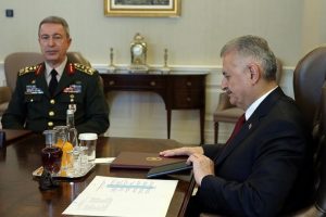 Başbakan Yıldırım, Orgeneral Akar'ı kabul etti