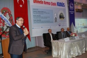 Bursa'da "&Uuml;mmetin Kırmızı &Ccedil;izgisi Kud&uuml;s Paneli"