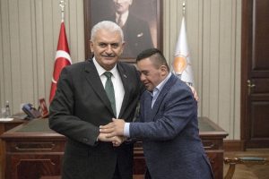 Filistinli Muhammed Başbakan Yıldırım'ın konuğu oldu